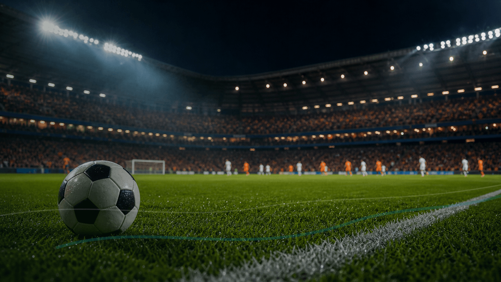 AI-gegenereerd redactioneel voetbalbeeld bij Column: Veerman en Koeman maken van ruzie een WK-voorbereiding met extra jus