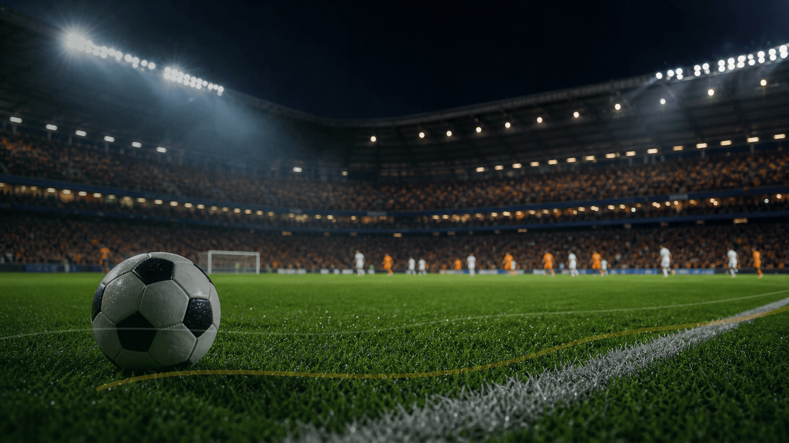 AI-gegenereerd redactioneel voetbalbeeld bij Van de Beek houdt Girona-verhaal open na seizoen vol vragen