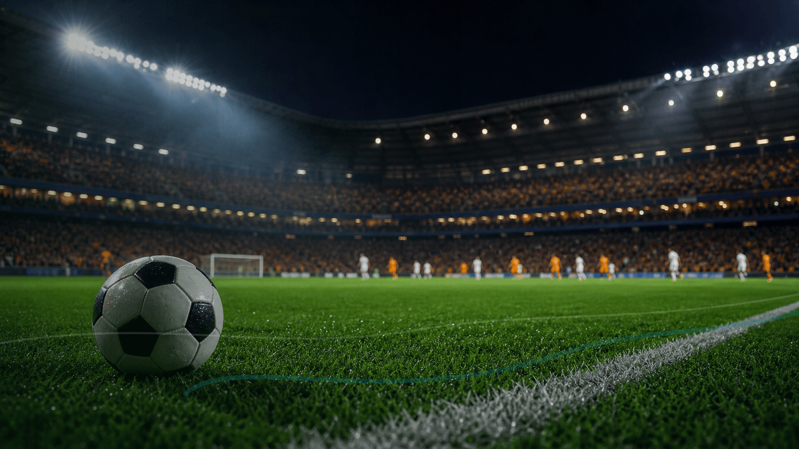 AI-gegenereerd redactioneel voetbalbeeld bij Heerenveen houdt Ajax op 0-0 en duwt Amsterdammers naar play-offs